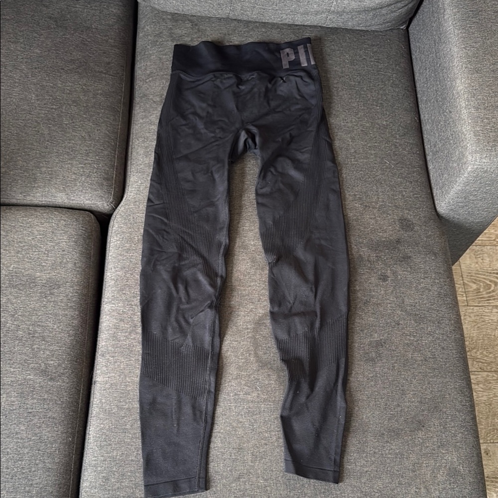 PINK Victoria's Secret Black Track Pants Joggers